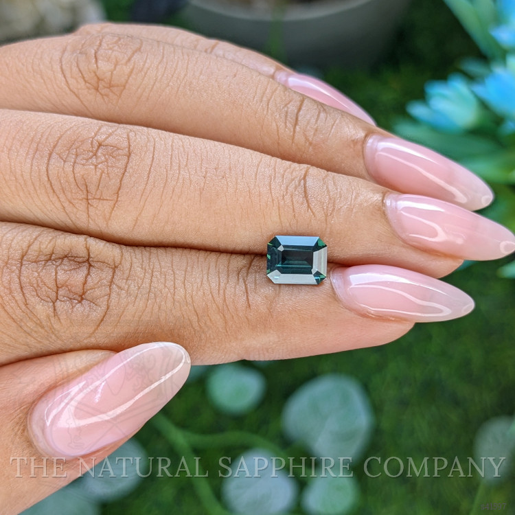 1.57 Ct. Bluish Green Sapphire from Madagascar