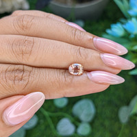 1.32 Ct. Padparadscha Sapphire from Madagascar Life Style