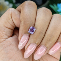 1.21 Ct. Purple Sapphire from Madagascar Life Style