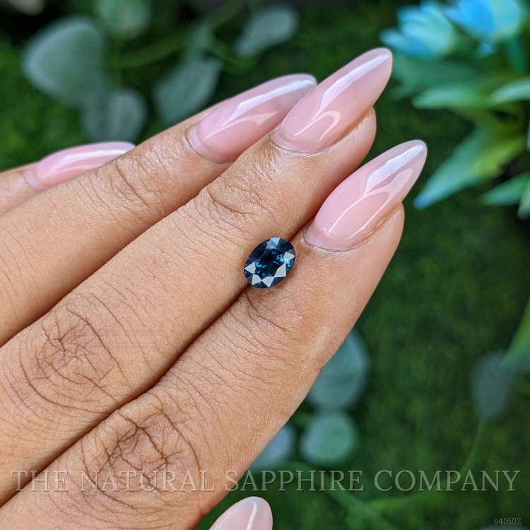 1.23 Ct. Greenish Blue Sapphire from Madagascar