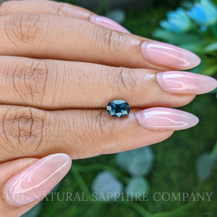 1.23 Ct. Greenish Blue Sapphire from Madagascar
