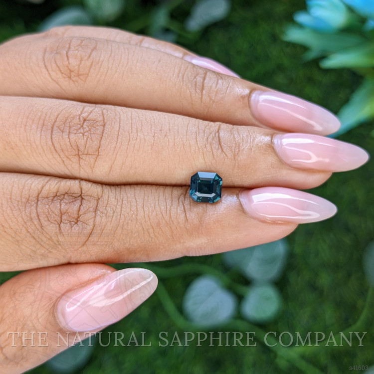 1.24 Ct. Greenish Blue Sapphire from Madagascar