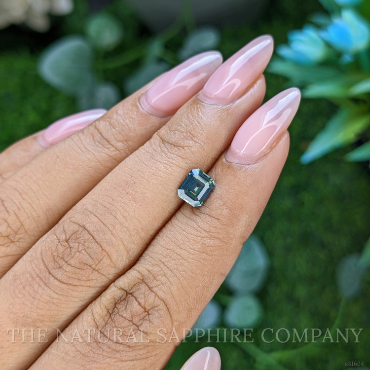 1.11 Ct. Bluish Green Sapphire from Madagascar
