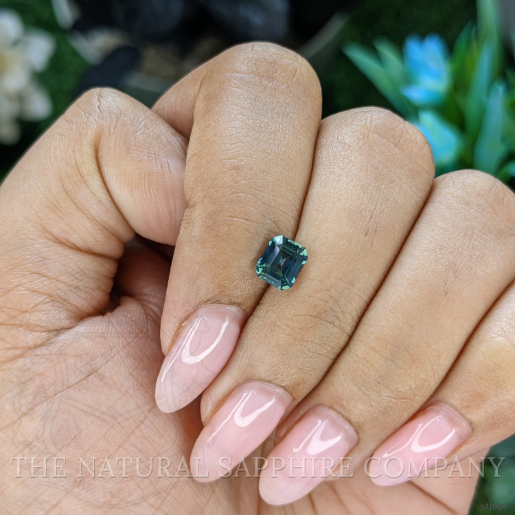 1.11 Ct. Bluish Green Sapphire from Madagascar