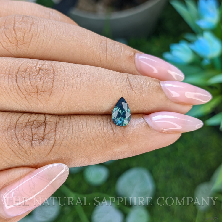 1.07 Ct. Bluish Green Sapphire from Madagascar