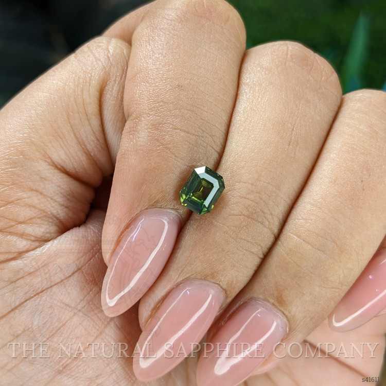 1.26 Ct. Yellowish Green Sapphire from Australia