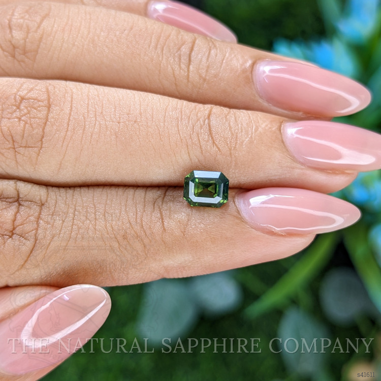 1.26 Ct. Yellowish Green Sapphire from Australia