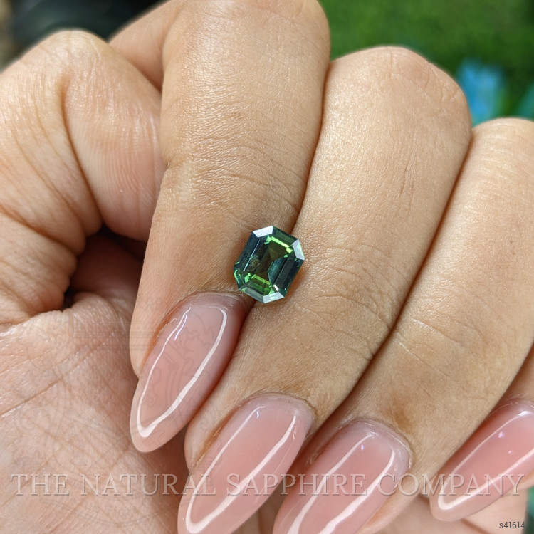 1.33 Ct. Bluish Green Sapphire from Australia