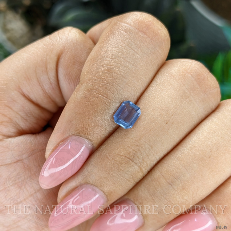 0.71 Ct. Purplish Blue Sapphire from Tanzania