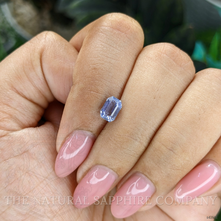 1.11 Ct. Purplish Blue Sapphire from Tanzania