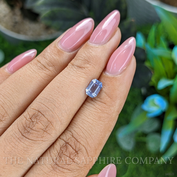 1.11 Ct. Purplish Blue Sapphire from Tanzania