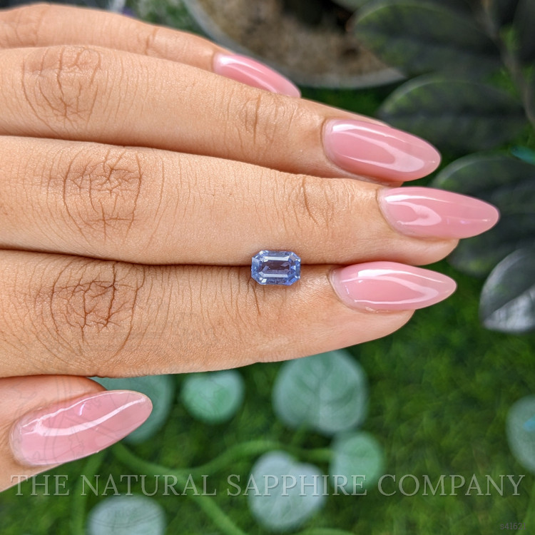 1.11 Ct. Purplish Blue Sapphire from Tanzania