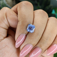 2.60 Ct. Blue Sapphire from Tanzania Life Style