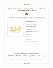 1.56 Ct. Yellow Sapphire from Tanzania Scan Report