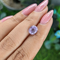 2.52 Ct. Violet Sapphire from Tanzania Life Style
