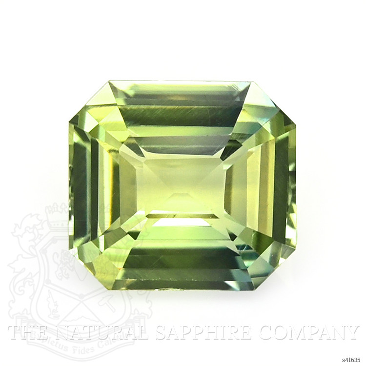 1.09 Ct. Yellowish Green Sapphire from Ceylon (Sri Lanka)