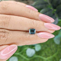 1.20 Ct. Bluish Green Sapphire from Ceylon (Sri Lanka) Life Style