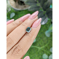 1.20 Ct. Bluish Green Sapphire from Ceylon (Sri Lanka) Life Style