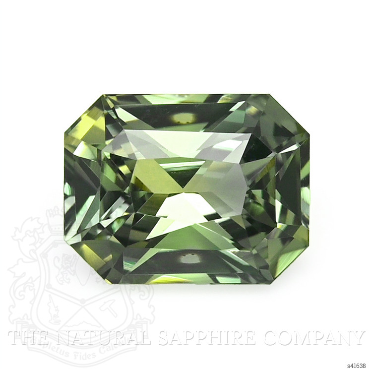1.69 Ct. Yellowish Green Sapphire from Ceylon (Sri Lanka)