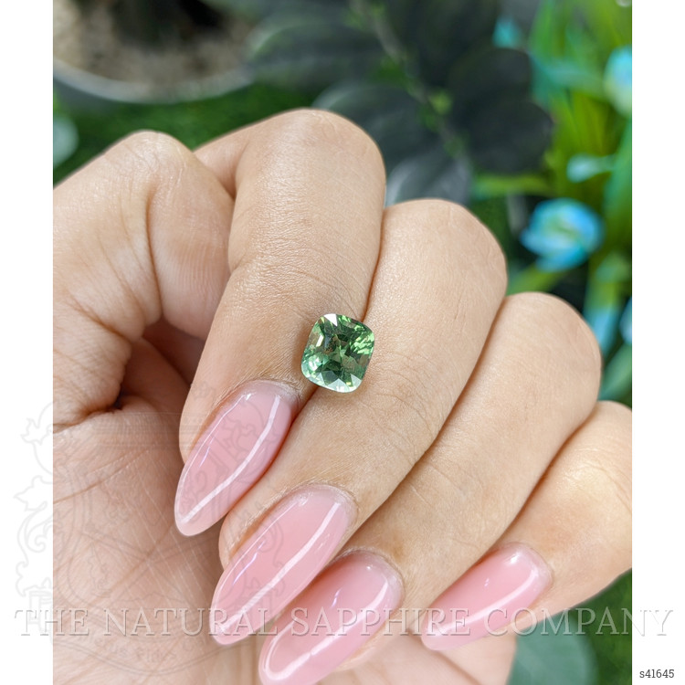 2.06 Ct. Green Sapphire from Ceylon (Sri Lanka)