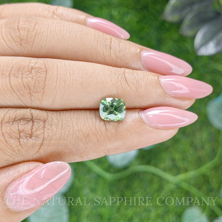 2.06 Ct. Green Sapphire from Ceylon (Sri Lanka)