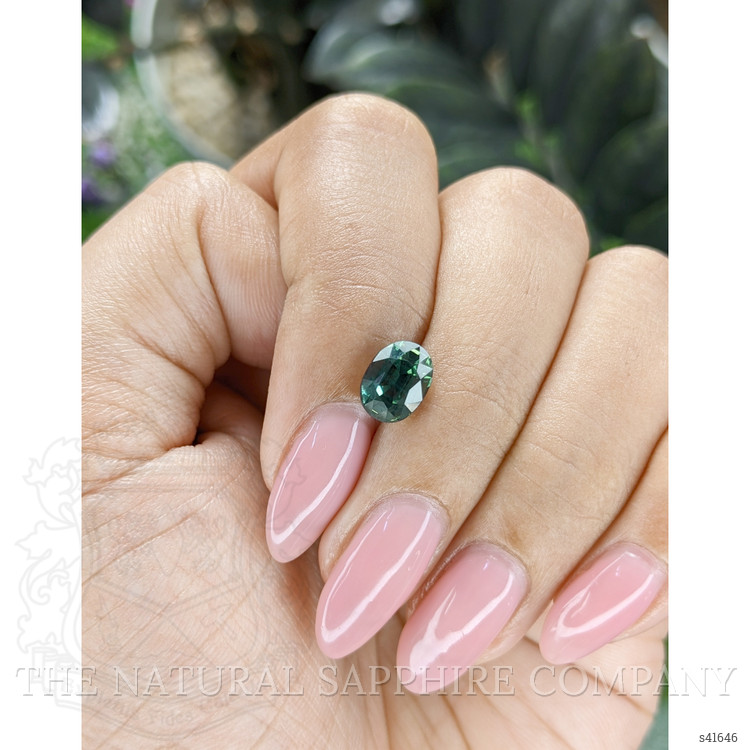 2.08 Ct. Green Sapphire from Ceylon (Sri Lanka)
