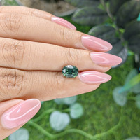 2.08 Ct. Green Sapphire from Ceylon (Sri Lanka) Life Style