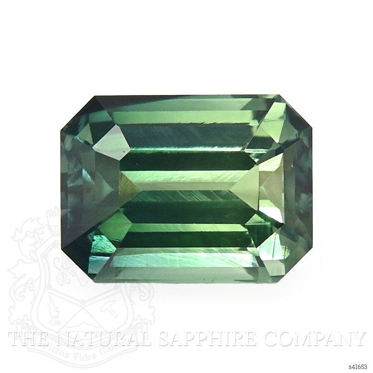 2.58 Ct. Bluish Green Sapphire from Ceylon (Sri Lanka)