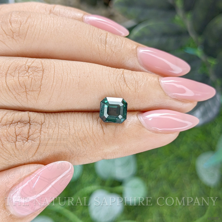 3.03 Ct. Bluish Green Sapphire from Ceylon (Sri Lanka)