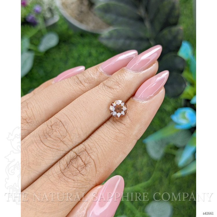 1.71 Ct. Orangish Brown Sapphire from Ceylon (Sri Lanka)