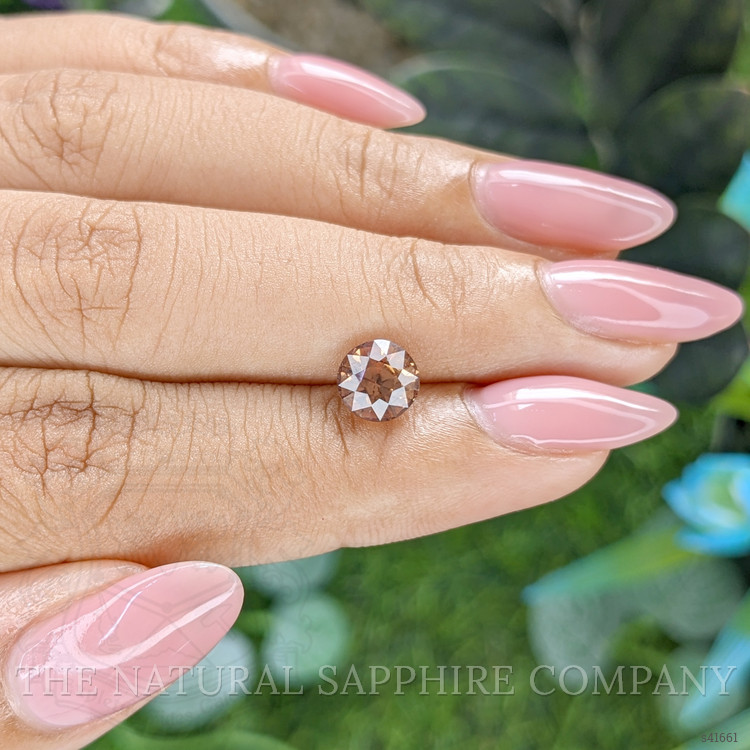 1.71 Ct. Orangish Brown Sapphire from Ceylon (Sri Lanka)
