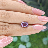2.02 Ct. Purplish Pink Sapphire from Ceylon (Sri Lanka) Life Style