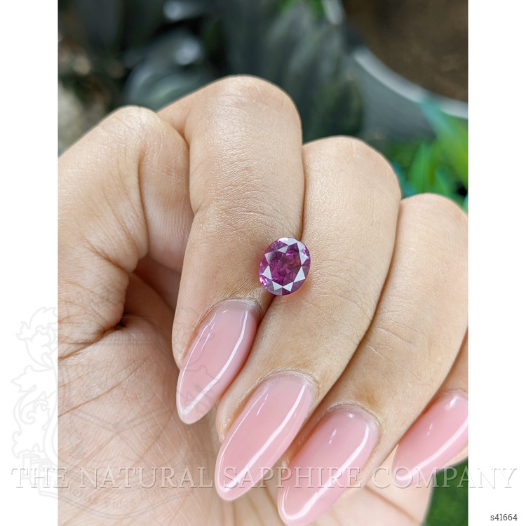 2.02 Ct. Purplish Pink Sapphire from Ceylon (Sri Lanka)
