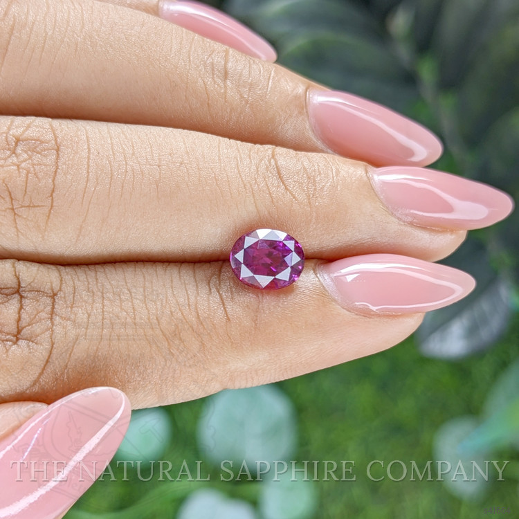 2.02 Ct. Purplish Pink Sapphire from Ceylon (Sri Lanka)