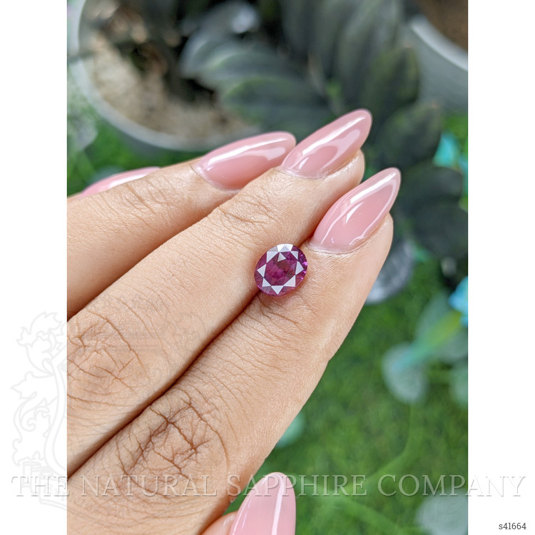2.02 Ct. Purplish Pink Sapphire from Ceylon (Sri Lanka)