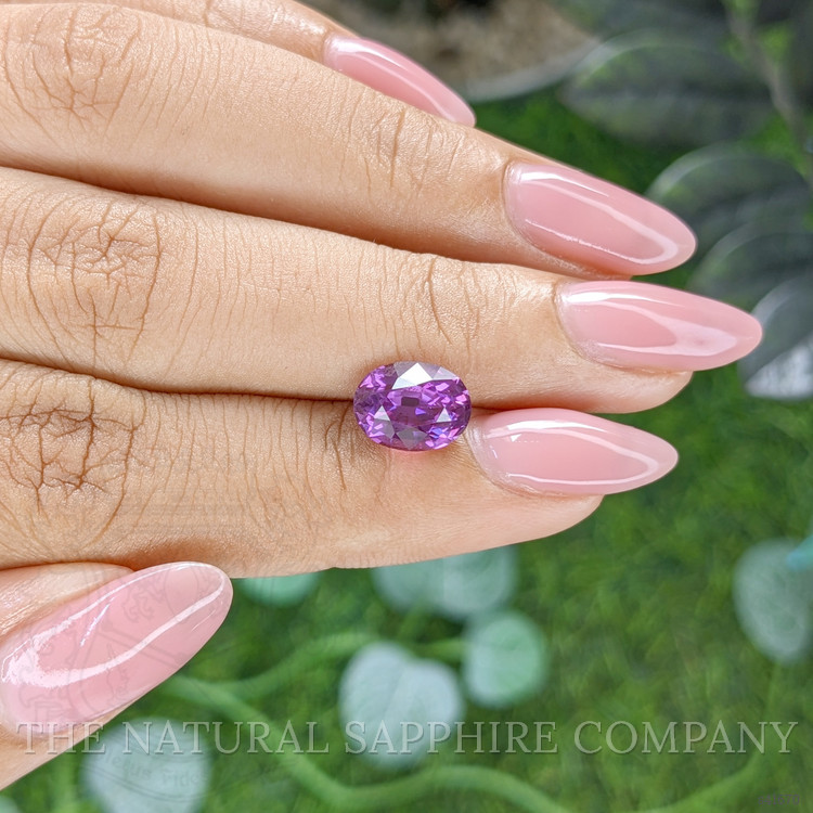 3.05 Ct. Pinkish Purple Sapphire from Ceylon (Sri Lanka)