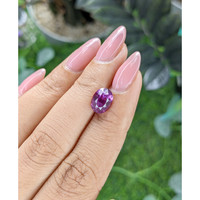 3.05 Ct. Pinkish Purple Sapphire from Ceylon (Sri Lanka) Life Style