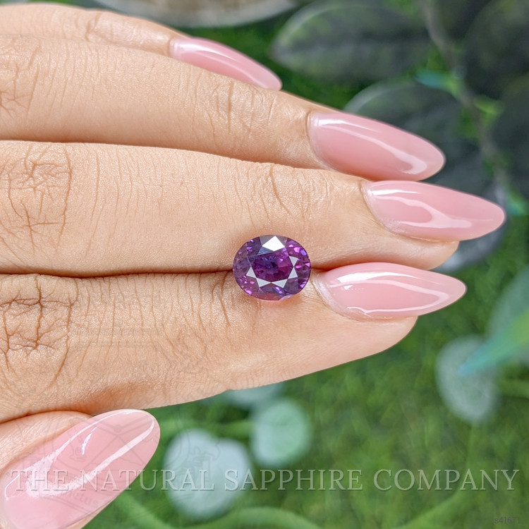 3.16 Ct. Pinkish Purple Sapphire from Ceylon (Sri Lanka)