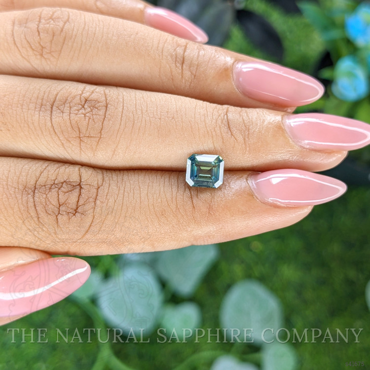 1.53 Ct. Bluish Green Sapphire from Madagascar