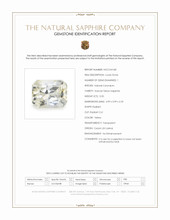 0.50 Ct. Yellow Sapphire from Ceylon (Sri Lanka) Scan Report