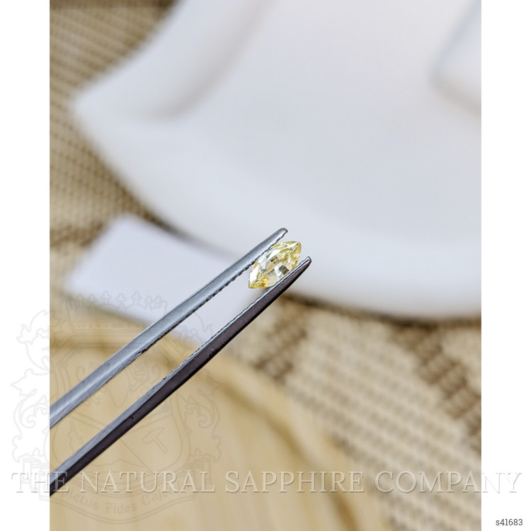 0.34 Ct. Yellow Sapphire from Ceylon (Sri Lanka)