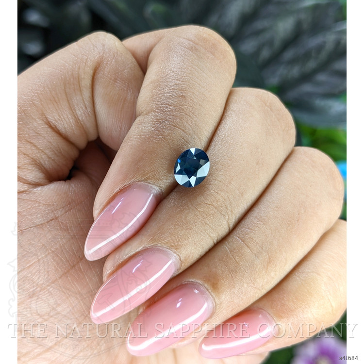 1.58 Ct. Greenish Blue Sapphire from Madagascar