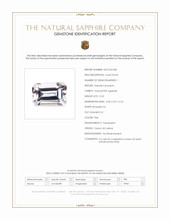 0.53 Ct. Pink Sapphire from Ceylon (Sri Lanka) Scan Report