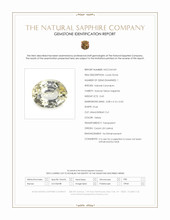 0.43 Ct. Yellow Sapphire from Ceylon (Sri Lanka) Scan Report