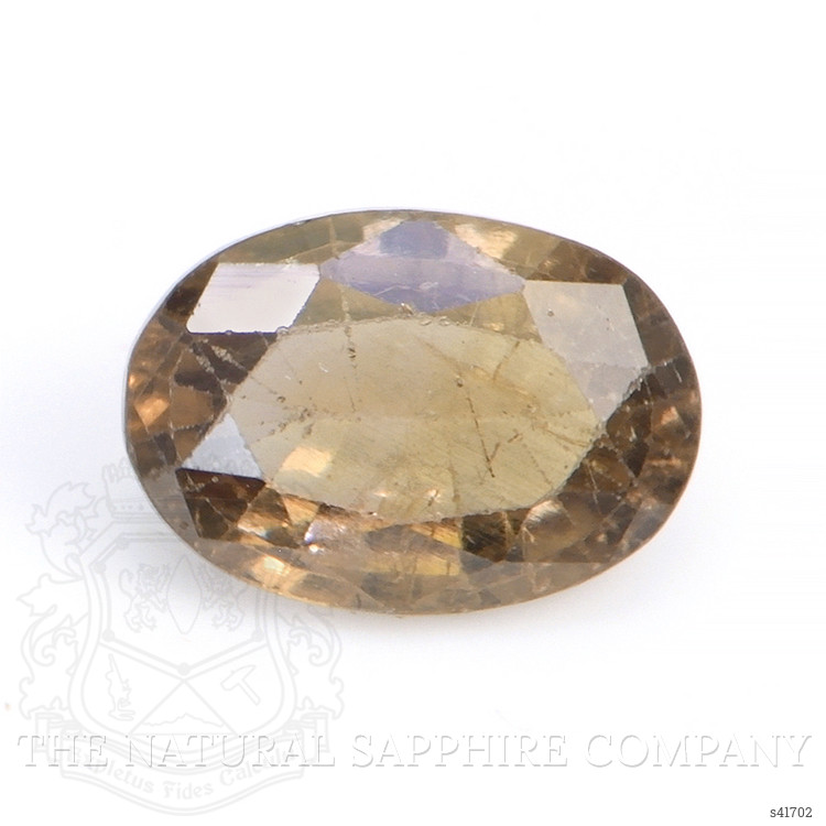 0.71 Ct. Brown Sapphire from Ceylon (Sri Lanka)