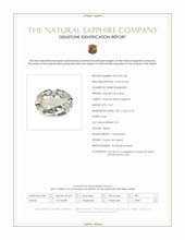 0.67 Ct. Yellow Sapphire from Ceylon (Sri Lanka) Scan Report