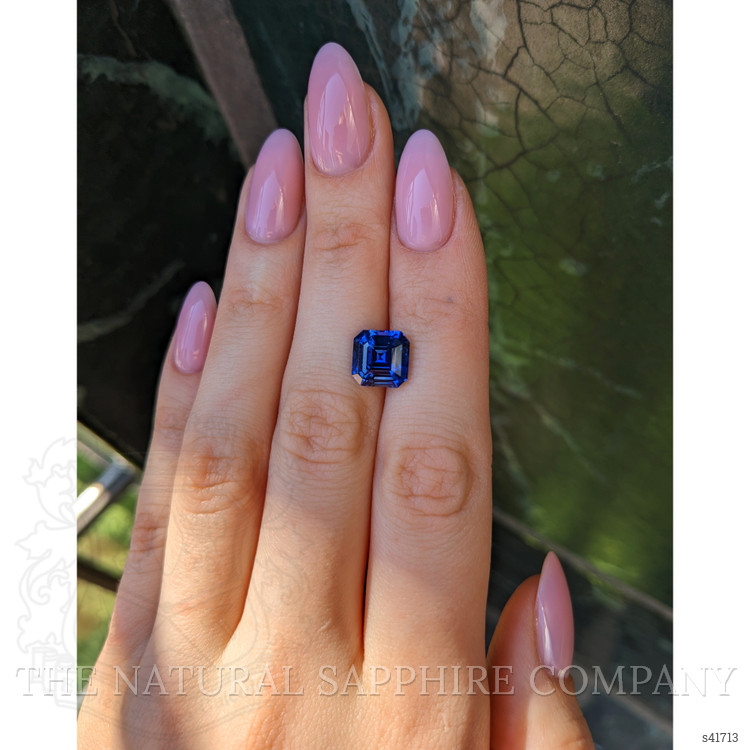 5.03 Ct. Blue Sapphire from Ceylon (Sri Lanka)
