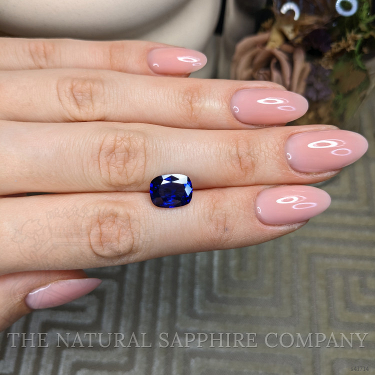 4.03 Ct. Blue Sapphire from Ceylon (Sri Lanka)