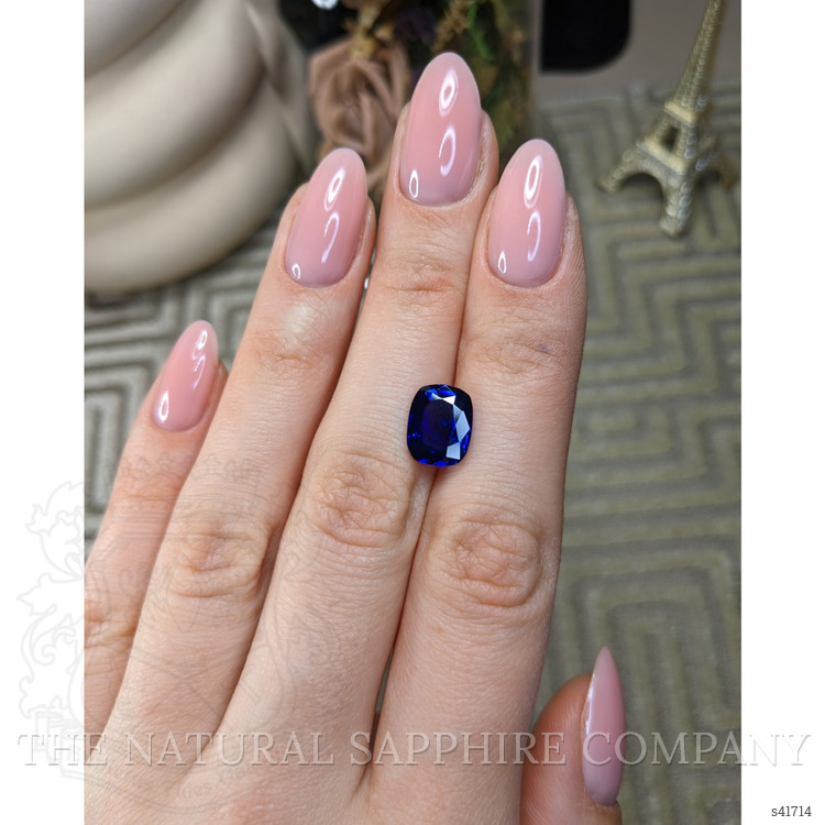 4.03 Ct. Blue Sapphire from Ceylon (Sri Lanka)