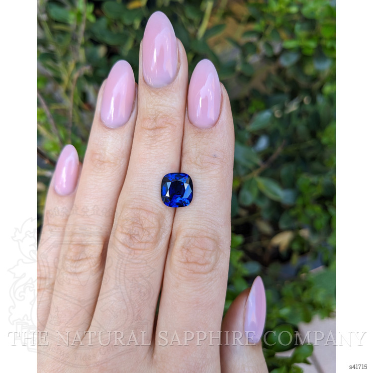 4.82 Ct. Blue Sapphire from Ceylon (Sri Lanka)